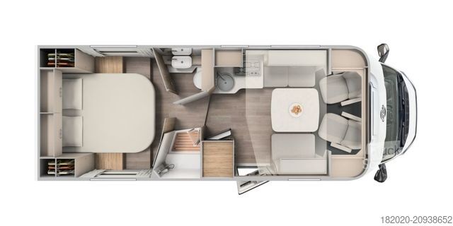 Daļēji integrēta kemperis CARADO T 459 Pro+ AUTOMATIK,HUBBETT,NAVI  uvm.