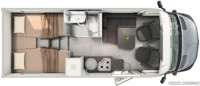 Polointegrovaný obytný vůz HYMER/ERIBA ML-T 570 Xperience Mod.2026, 190 PS AUTOMATIK