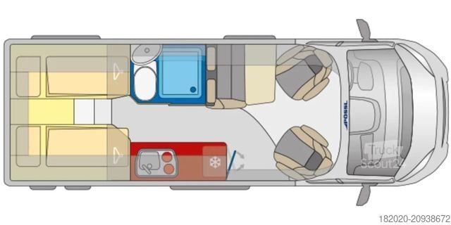 Camper PÖSSL Trenta 640 Plus MAXI CHASSIS, 140 PSAUTOMATIK