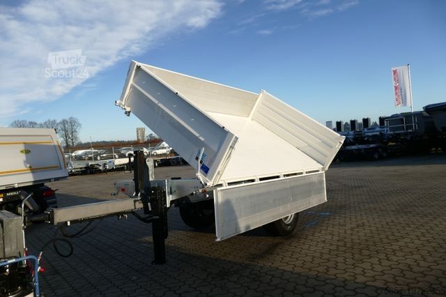 Driezijdige kipperaanhanger MÜLLER-MITTELTAL 1-achs 9,6 to. kipper mit ALU Bordwänden