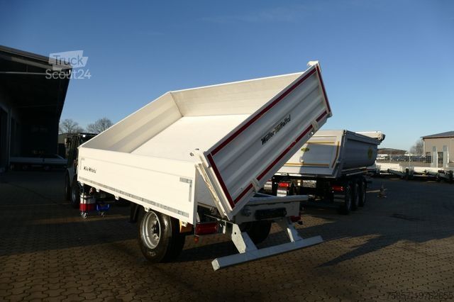 Driezijdige kipperaanhanger MÜLLER-MITTELTAL 1-achs 9,6 to. kipper mit ALU Bordwänden