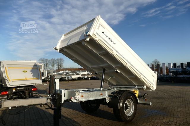 Tresidigt tippvagnssläp MÜLLER-MITTELTAL 1-achs 9,6 to. kipper mit ALU Bordwänden
