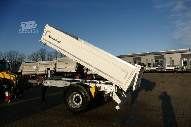 Tresidigt tippvagnssläp MÜLLER-MITTELTAL 1-achs 9,6 to. kipper mit ALU Bordwänden