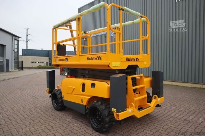 Scissor lift Haulotte Compact 12DX Valid Inspection, *Guarantee! Diesel,