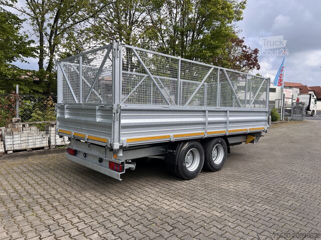 Kiepaanhangwagen Möslein TTD 14  5,70 m  14 t Tandem- Kipper Tieflader 5,70 m lang, Breite Reifen-- Neufahrzeug --