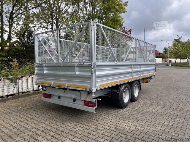 Kiepaanhangwagen Möslein TTD 14  5,70 m  14 t Tandem- Kipper Tieflader 5,70 m lang, Breite Reifen-- Neufahrzeug --