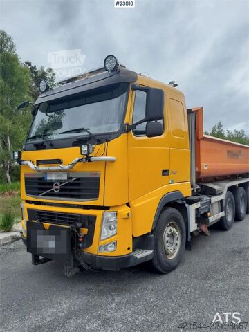 System med krokarm Volvo Fh540 8x4 plow rigged hook truck w/ 22T hook, two