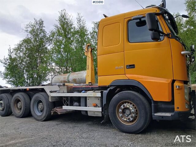 System med krokarm Volvo Fh540 8x4 plow rigged hook truck w/ 22T hook, two
