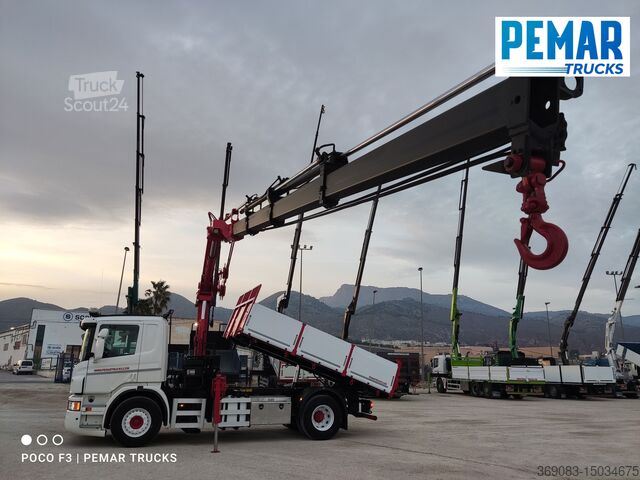 Kran SCANIA P 280 GRUA BASCULANTE 18T EURO 6