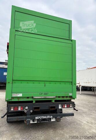 Plateau interchangeable Krone Baustoff 7,45m Zurringe Bordwände Türen