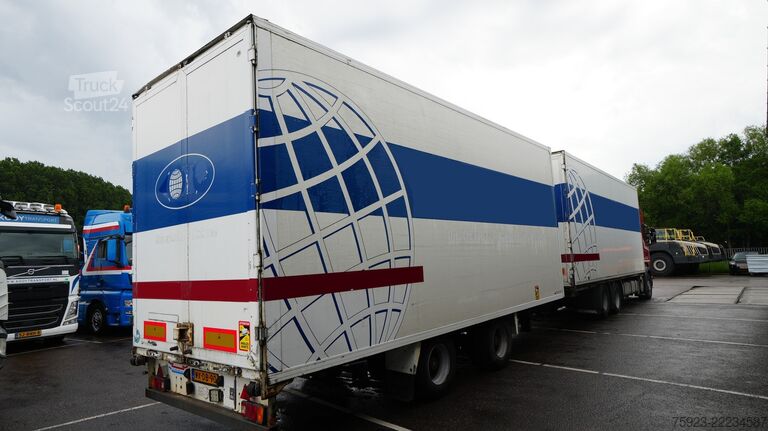 Kuffert Scania R 400 6x2 closed box in combo with trailer