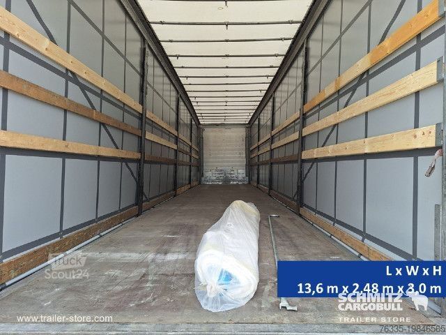 Nyitott ponyvás félpótkocsi Schmitz Cargobull Curtainsider Mega