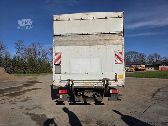 Camion plateau avec bâche IVECO 120E25 Pritsche&Plane,Ladebordwand 1,5 To