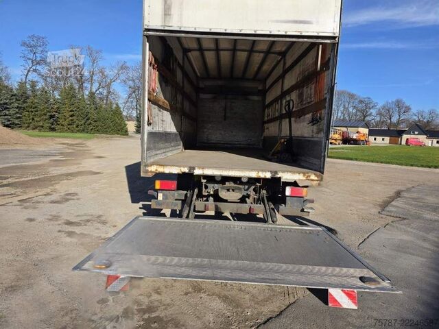 Camion plateau avec bâche IVECO 120E25 Pritsche&Plane,Ladebordwand 1,5 To