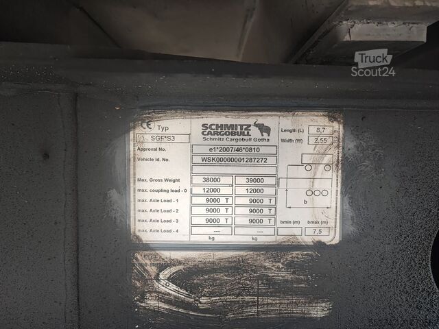 Tipper Schmitz Cargobull SGF S3