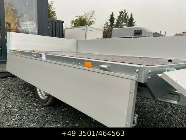Biltrailer EDUARD Hochlader 750 kg 250x145x30 cm, LH 63 cm 13"