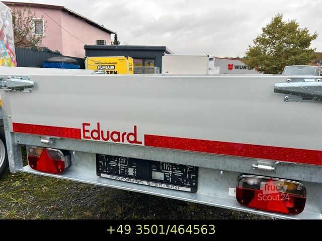 Biltrailer EDUARD Hochlader 1500 kg, 256x150x30 cm, 63 cm, 13"