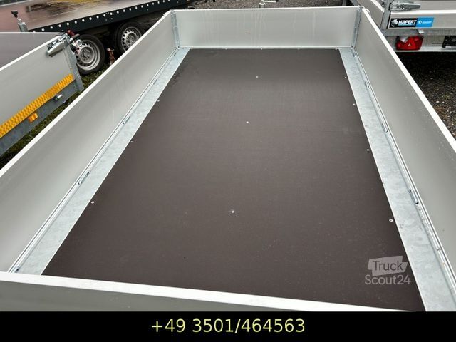 Biltrailer EDUARD Hochlader 1500 kg, 256x150x30 cm, 63 cm, 13"