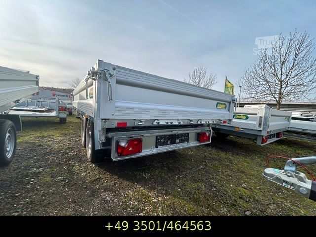 Three-way tipper trailer UNSINN FZ-TECHNIK UDK 3017-30-14 3-Seitenkipper 3 t, 306x175x350