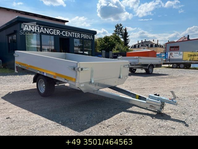Biltrailer EDUARD Hochlader 230x145x30 cm, 750 kg, LH 63 cm, 13 "