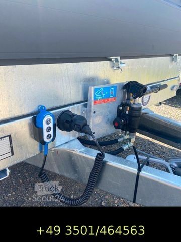 Three-way tipper trailer HAPERT Cobalt+ 3 Seitenkipper 3,5 t  Schienen, E-Pumpe