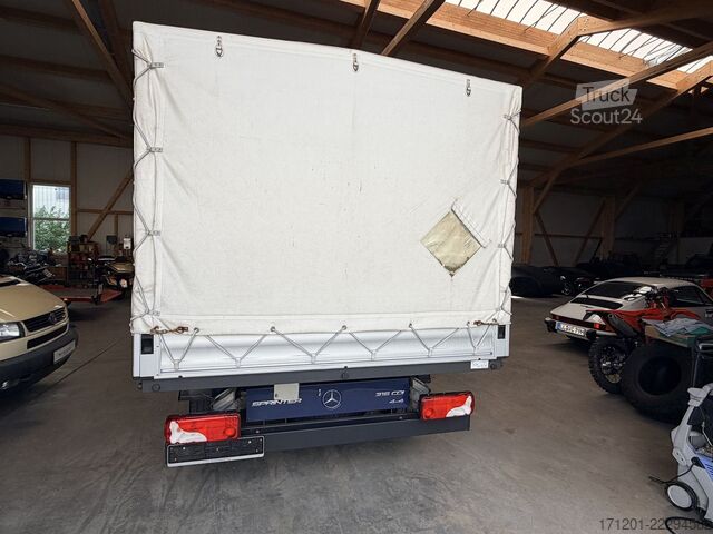 Фургон-шторник MERCEDES-BENZ Sprinter 316 CDI Doka 4x4 Allrad Plane