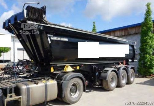 Напівпричіп-самоскид MEILLER KISA 3 Unfallschaden Stahlmulde