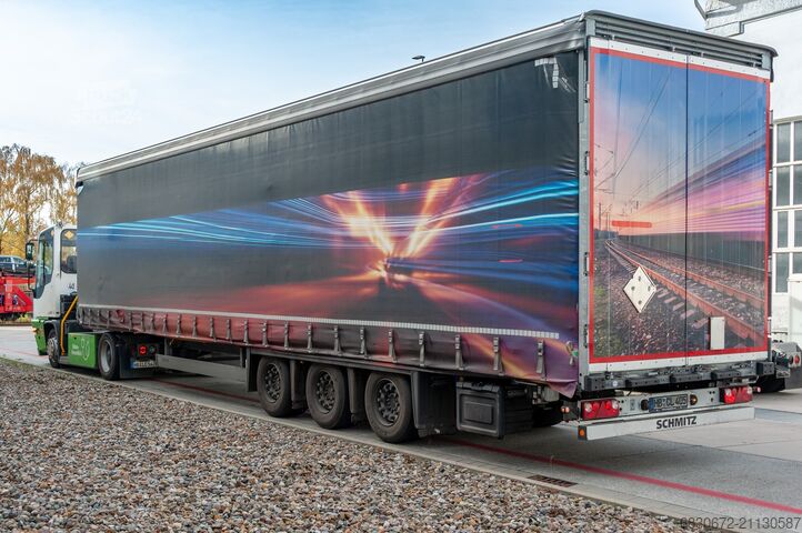 Open semitrailer with tarp Schmitz Cargobull Trailer verschiedener Bauarten