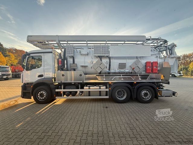 Vakuumtanktankvogn MERCEDES-BENZ MB ACTROS 2546 6x2/ Kroll ADR Sauger, K 1,0 - 13