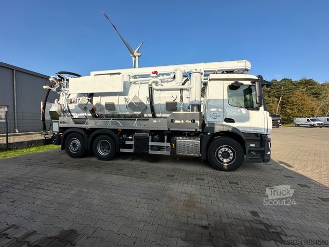 Vakuumtanktankvogn MERCEDES-BENZ MB ACTROS 2546 6x2/ Kroll ADR Sauger, K 1,0 - 13