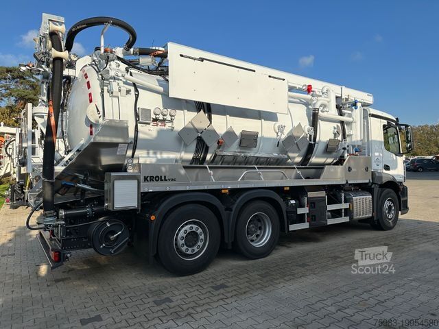 Vakuumtanktankvogn MERCEDES-BENZ MB ACTROS 2546 6x2/ Kroll ADR Sauger, K 1,0 - 13
