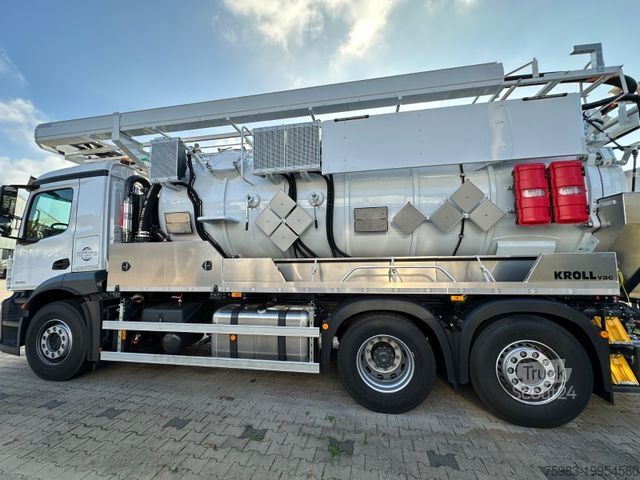 Vakuumtanktankvogn MERCEDES-BENZ MB ACTROS 2546 6x2/ Kroll ADR Sauger, K 1,0 - 13