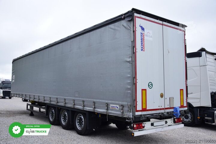 Open semitrailer with tarp SCHMITZ CARGOBULL SCS24/L Varios