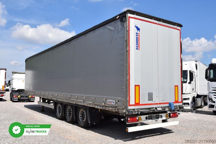 Open semitrailer with tarp SCHMITZ CARGOBULL SCS24/L Varios