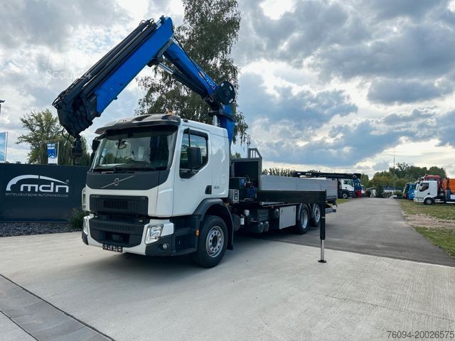 Кран-манипулятор на шасси грузовика VOLVO FE 320 7m Pritsche 6x2 Kran 18m