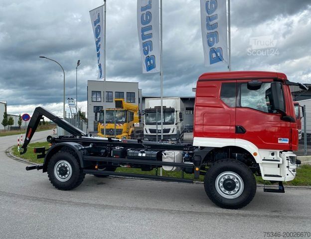 Autre MAN TGM 18.250 4x4 /Abroller/Hiab/NL 9 to/3-Sitze
