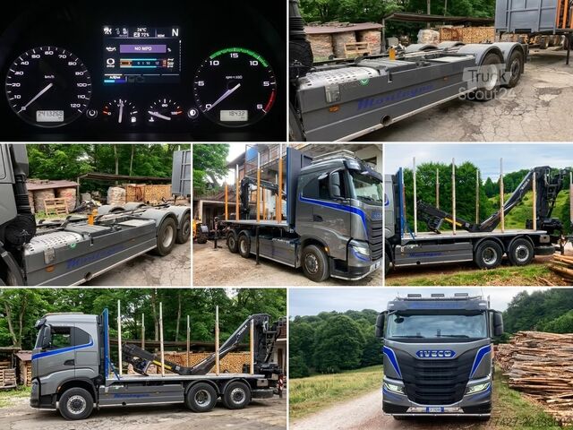 Camion benne à bras amovible Iveco S-WAY (AS280XY/PS HR)