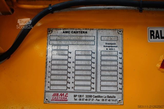 Низкорамный полуприцеп  CASTERA AMC / SR3D / NACZEPA LAWETA / NISKOPODWO