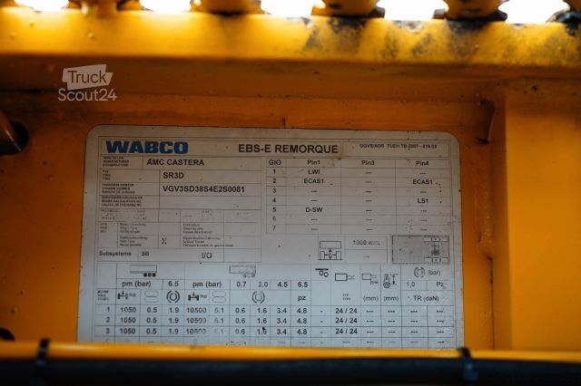 Низкорамный полуприцеп  CASTERA AMC / SR3D / NACZEPA LAWETA / NISKOPODWO