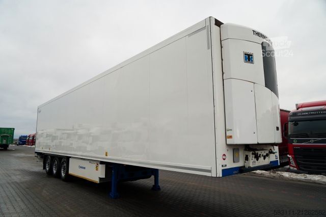 Hűtő félpótkocsi KRONE CH?ODNIA / THERMO KING  / O? PODNOSZONA / KOSZ N