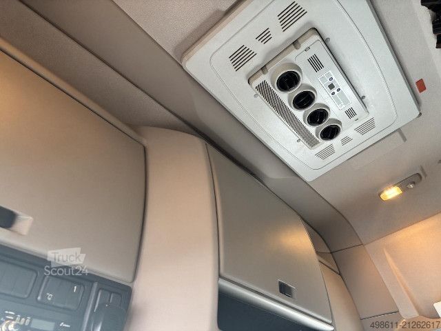 Tenteli düz yataklı kamyon DAF XF 530 FAN SSC PLANE INTARDER + ANHÄNGER 38 STELL