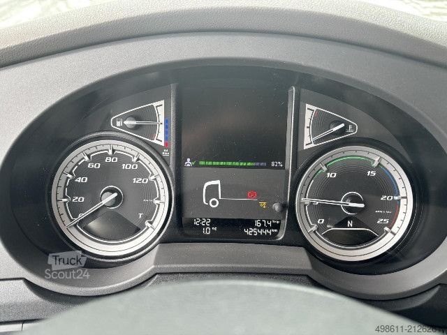 Tenteli düz yataklı kamyon DAF XF 530 FAN SSC PLANE INTARDER + ANHÄNGER 38 STELL