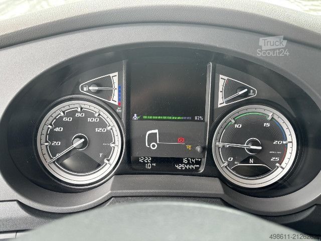 Tenteli düz yataklı kamyon DAF XF 530 FAN SSC PLANE INTARDER + ANHÄNGER 38 STELL