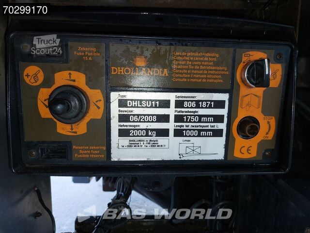 Ladepritsche MAN TGM 15.250 4X2 15tonner Open platform 2000 kg l...