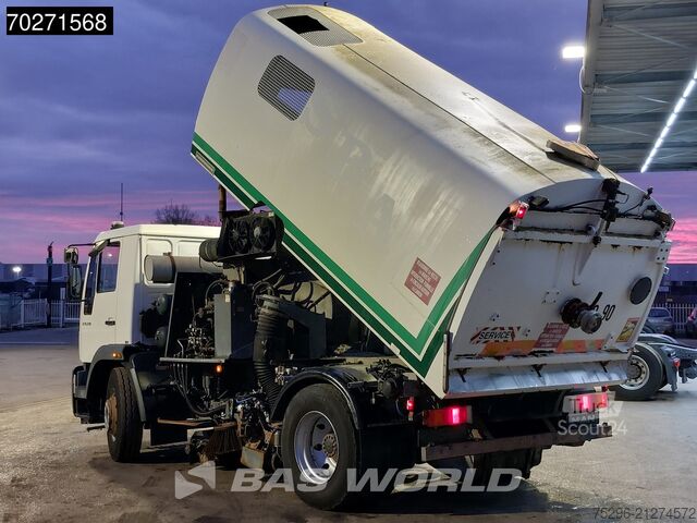Kehrmaschine MAN LE 15.250 4X2 Eurovoirie Sweeper Manual Steelsu...