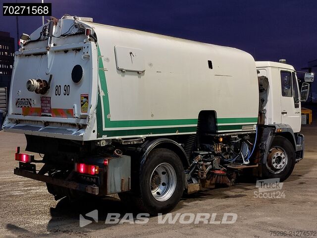 Kehrmaschine MAN LE 15.250 4X2 Eurovoirie Sweeper Manual Steelsu...