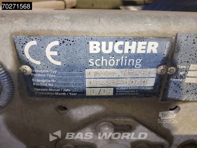 Kehrmaschine MAN LE 15.250 4X2 Eurovoirie Sweeper Manual Steelsu...