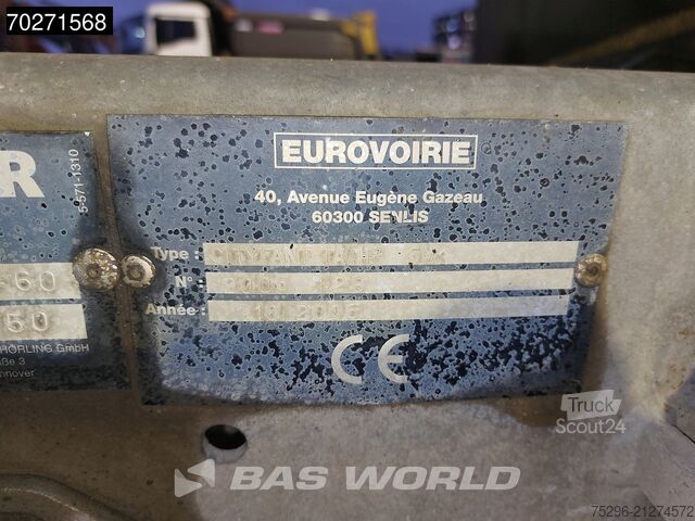 Kehrmaschine MAN LE 15.250 4X2 Eurovoirie Sweeper Manual Steelsu...