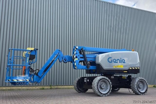 Leddbar teleskopisk arbeidsplattform Genie Z-45FE/DC Valid inspection, Hybrid, Rough Terrain