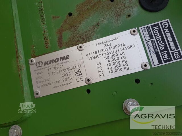 Remorque autochargeuse Krone TX 560 D